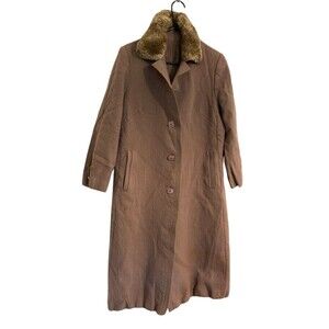 Modell Berlin Jacket Size M Pure New Wool‎ Brown